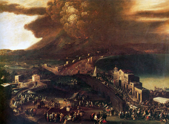 Scipione Compagno, Vesuvius' eruption in 1631
