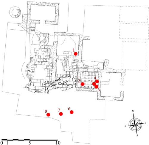 Map of Burials